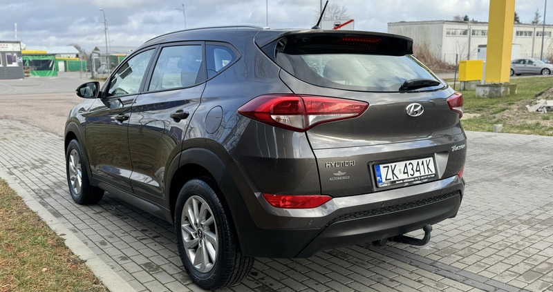 Hyundai Tucson cena 72500 przebieg: 50820, rok produkcji 2016 z Koszalin małe 191